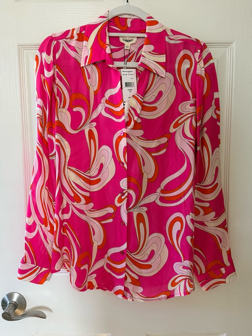 L’agence Nina Silk Blouse